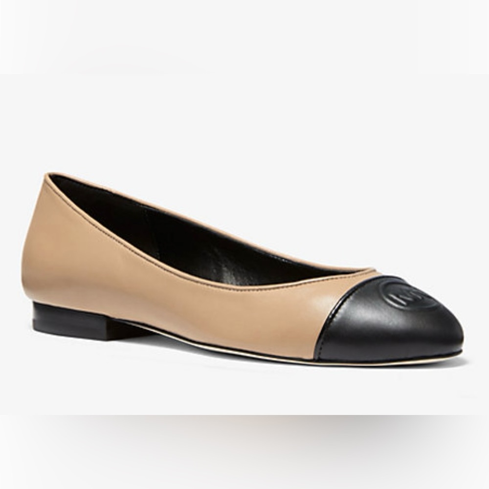 NEW! Michael Kors Dylyn Leather Ballet Flats
